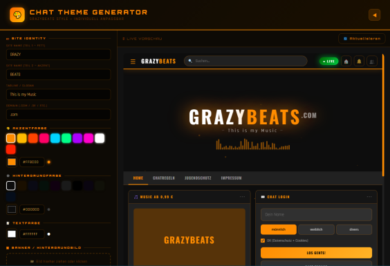 Login chat-theme-generator-neu chat-theme-generator-neu